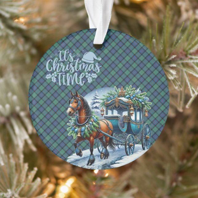 Flower of Scotland Scottish Tartan Christmas Ornament (Tree)