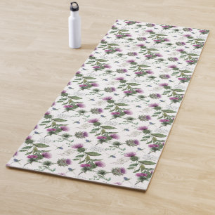 Flower of Scotland Scottish Thistle Yoga Mat