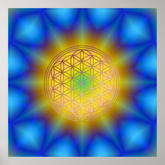 Flower Of Life Posters | Zazzle