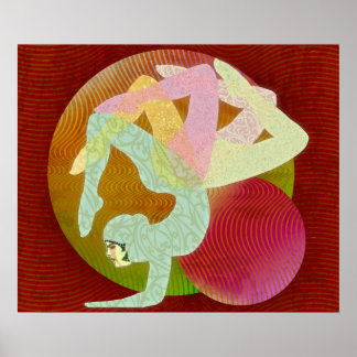 Flower of Yoga Poster