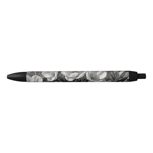 Flower oil painting grayscale pen (Front)