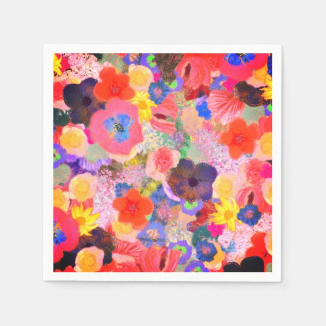 Flower oils napkins (Front)