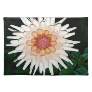 flower on a cool night cloth placemat
