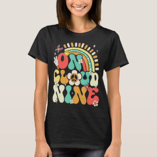 Flower On Cloud Nine 9th Birthday Party Decoration T-Shirt