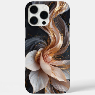 flower on gray iPhone 16 pro max case