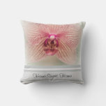 Flower Orchid Bloom Throw Pillow at Zazzle