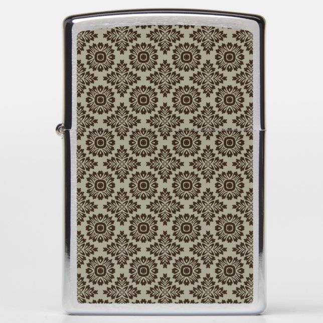 Flower ornament baroque 21102020 zippo lighter (Front)