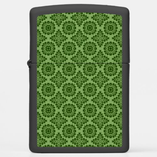 Flower ornament baroque light green 21102020 zippo lighter