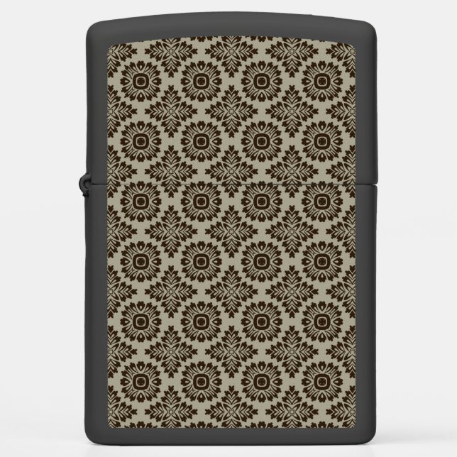 Flower ornament baroque org 21102020 zippo lighter (Front)