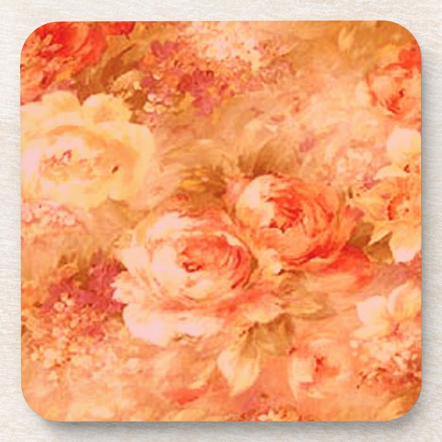 Flower Painting Coasters (Front)