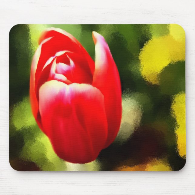 Flower Painting Mousepad (Front)