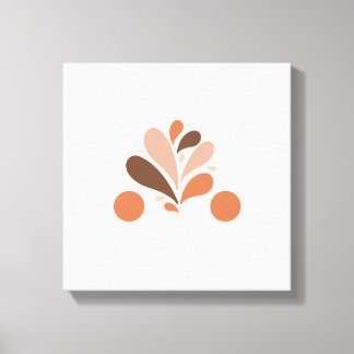 Flower painting on canvas
