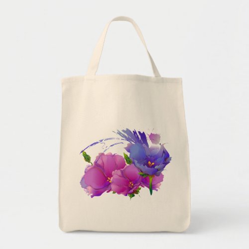 Flower Painting  Quote Mothers Day Gift Tote Bag