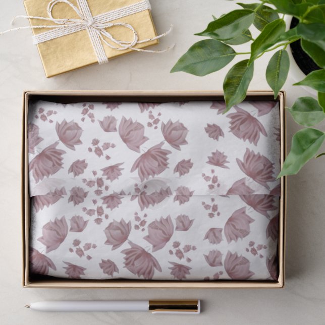 Flower Painting Tissue Paper (Gift)