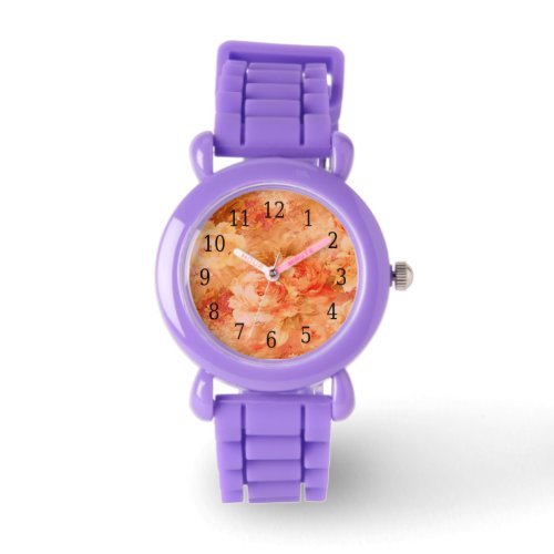Flower Painting Watch