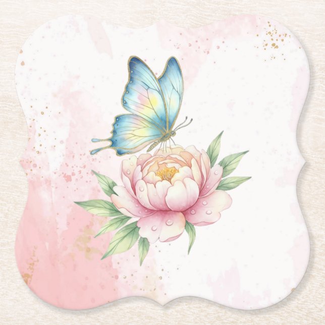 Flower Paper Coaster (Front)