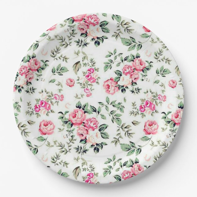 Flower Paper Plates (Front)