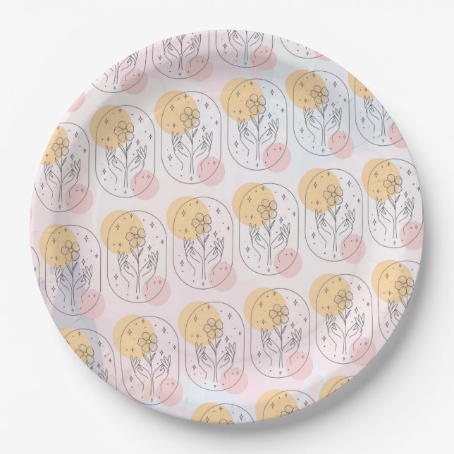 Flower Paper Plates (Front)