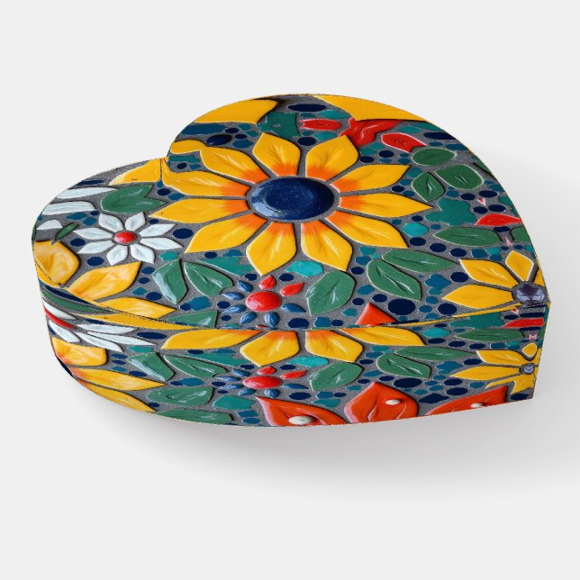 Flower Paperweight (Angled)