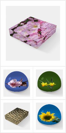 Flower Paperweights