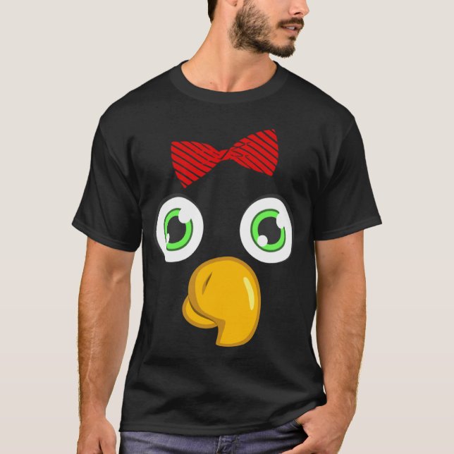 Flower Parrot Animal Halloween Costume T-Shirt (Front)