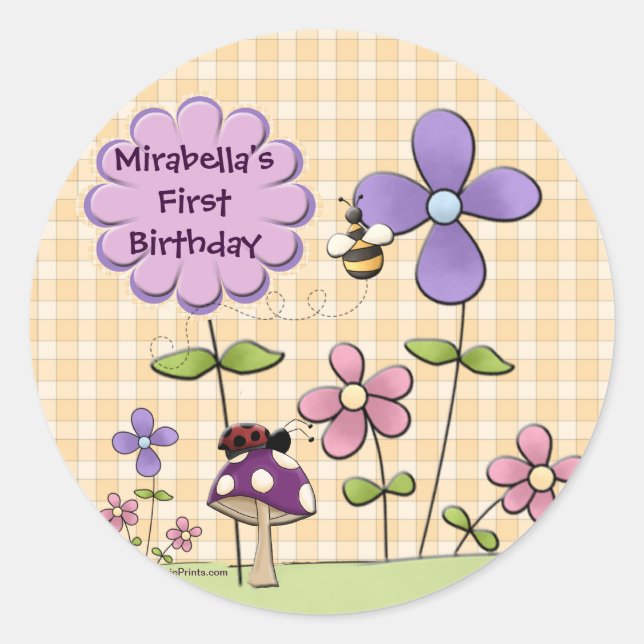 Flower Patch Sticker (Front)