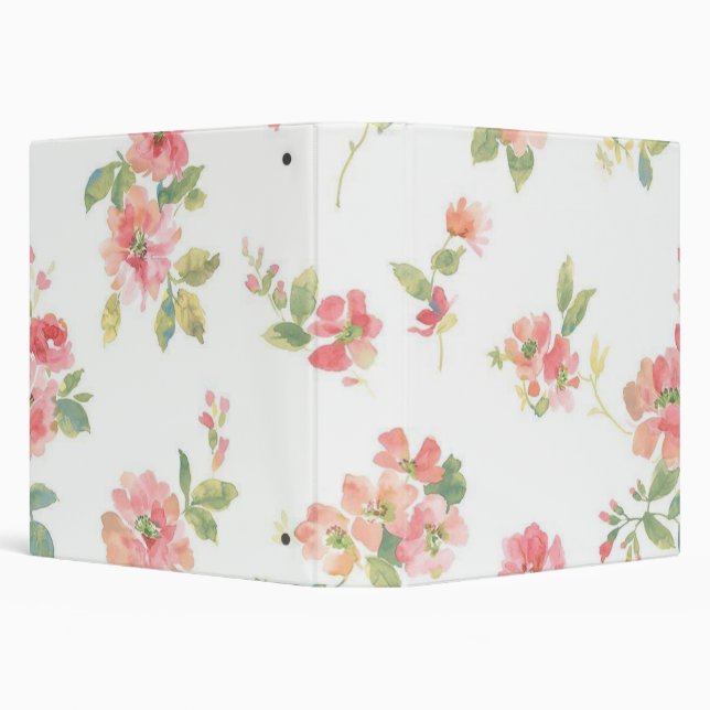 Flower pattern 3 ring binder (Background)