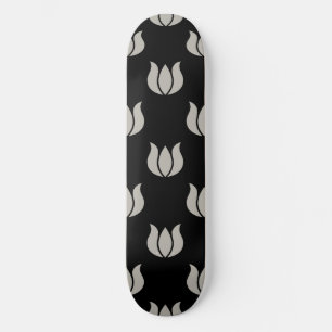 Flower Pattern 5 Aluminum Skateboard