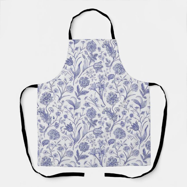 Flower pattern apron (Front)