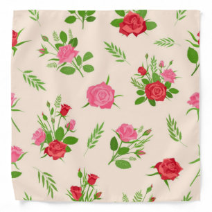 Flower pattern bandana