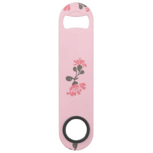 Flower pattern bar key