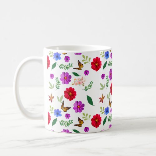 Flower pattern beautiful Classic Mug