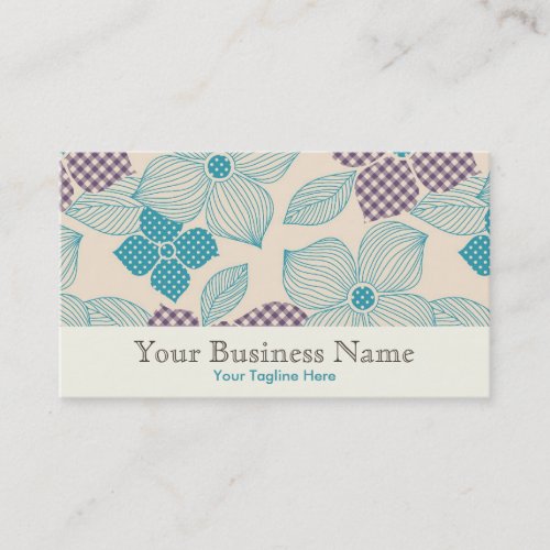 Flower Pattern Business Card