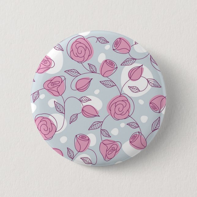 Flower pattern button (Front)