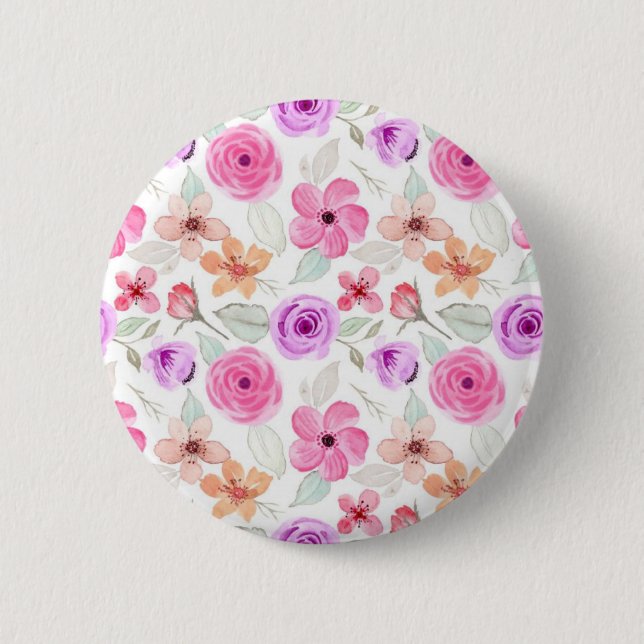 Flower pattern button (Front)