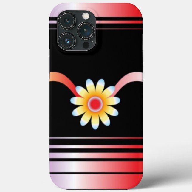 Flower Pattern Case-Mate iPhone Case (Back)