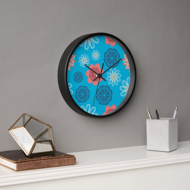 Flower Pattern Clock (Office)