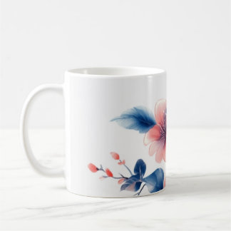 Flower pattern cup