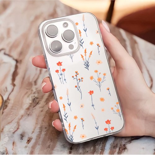 Flower pattern cute girly  speck iPhone 14 pro max case