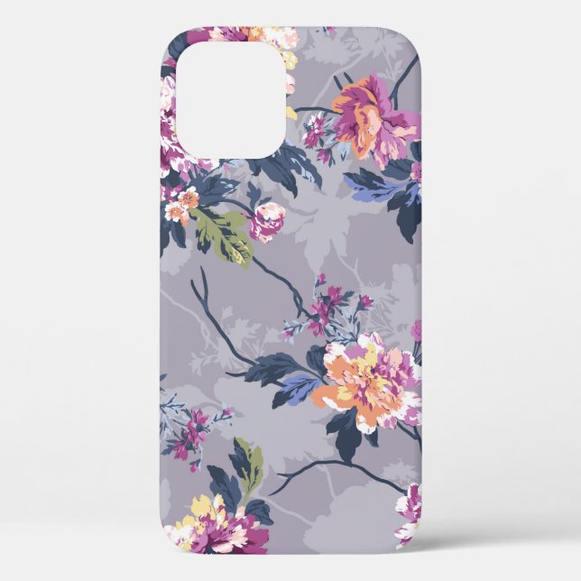 flower pattern design textile illustrationart, bac Case-Mate iPhone case (Back)