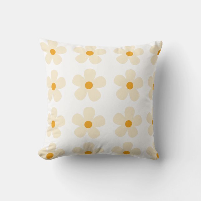flower pattern design  throw pillow (Front)