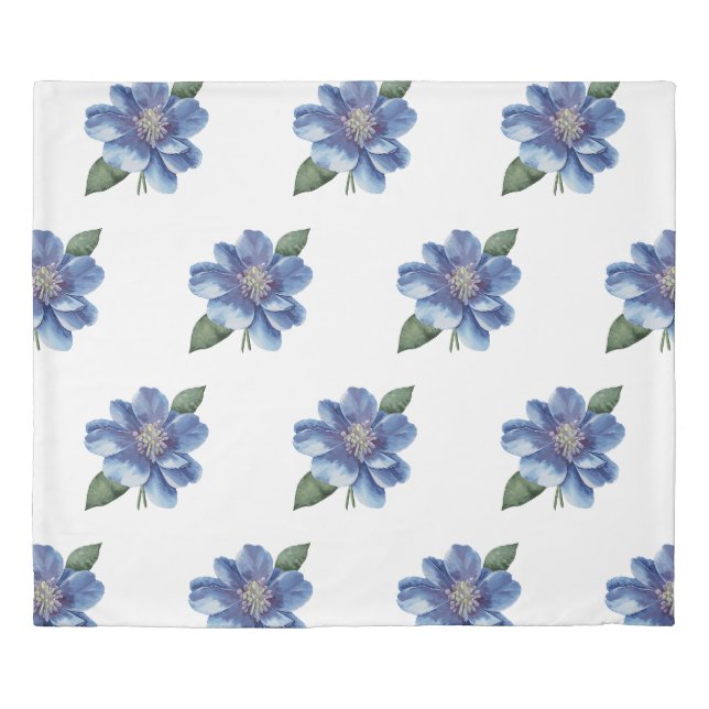 flower pattern duvet cover (Front)