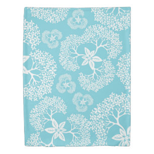 Flower pattern duvet cover