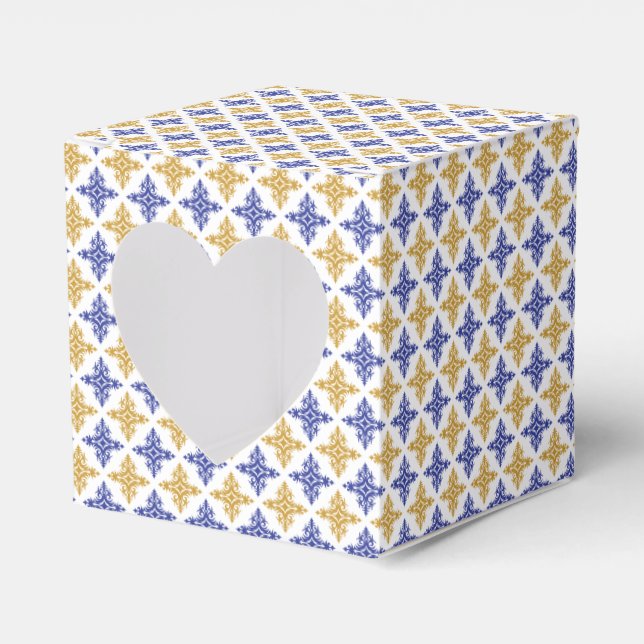 Flower Pattern Favor Boxes (Front Side)