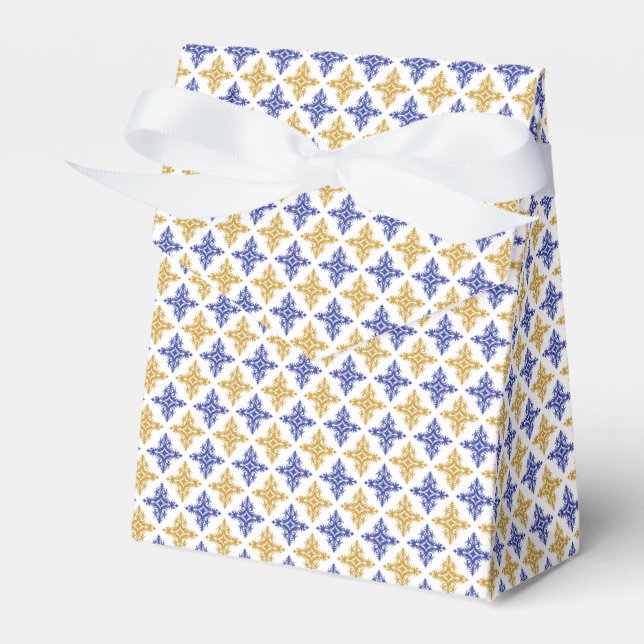 Flower Pattern Favor Boxes (Front Side)
