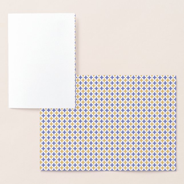 Flower Pattern Foil Card (Display)