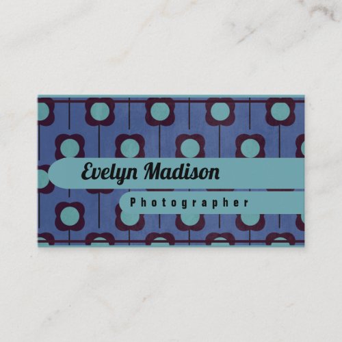 Flower Pattern g567 Business Card