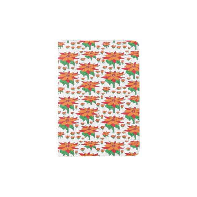 Flower Pattern High Tops Passport Holder (Front)