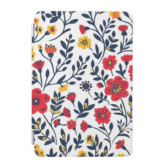 Flower pattern iPad mini cover (Front)