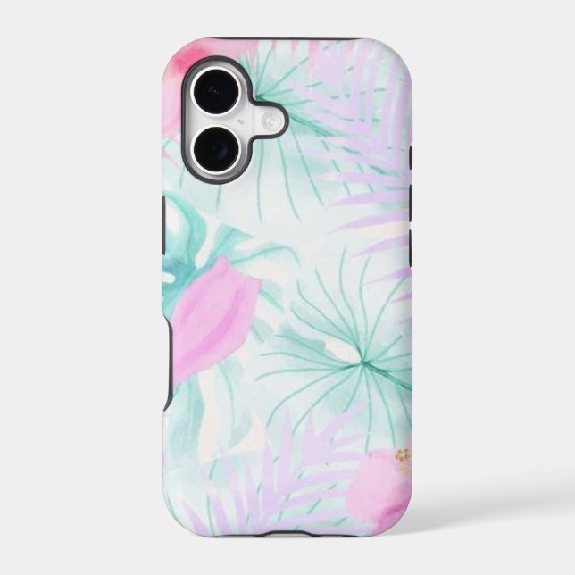 Flower pattern iphone case (Back)